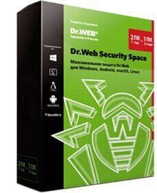 Dr.Web Security Space Новая лицензия на 12 месяцев 1 ПК