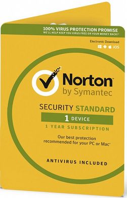 NORTON SECURITY STANDARD 3.0 PL 1 USER 1 DEVICE 36MO SPECIAL DRM KEY FTP ESD