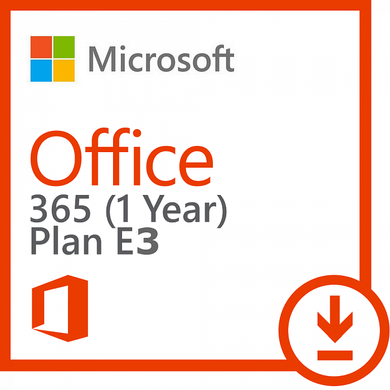 Microsoft Office 365 для підприємств План Е3 (OLP; підписка на 1 рік)