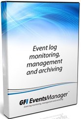 GFI EventsManager Plus Edition - including 1 year SMA, 10 nodes Complete and 150 nodes Active Monitoring