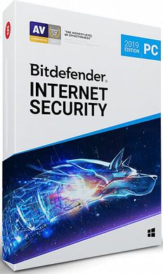 Bitdefender Internet Security ліцензія на 1 ПК на 1 рік